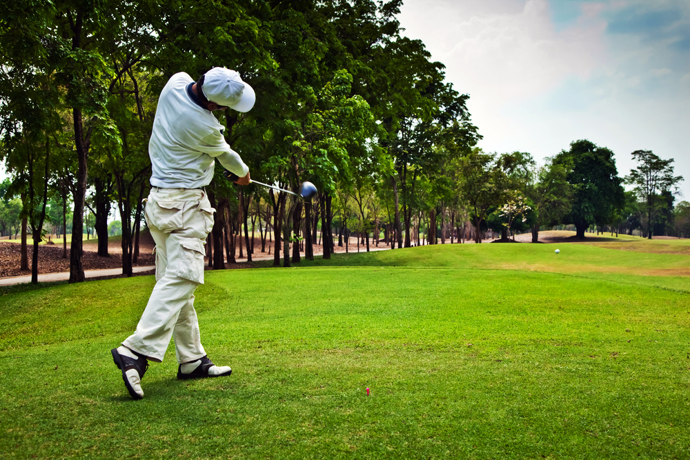 vitesse et distance au golf